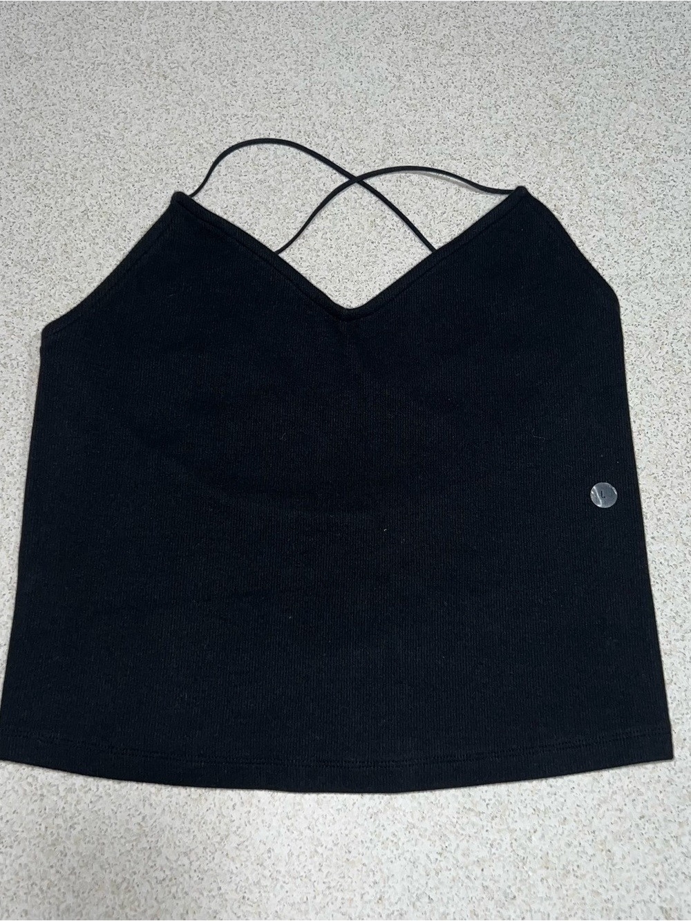 AE Black Strappy Tank - Picture 2 of 4